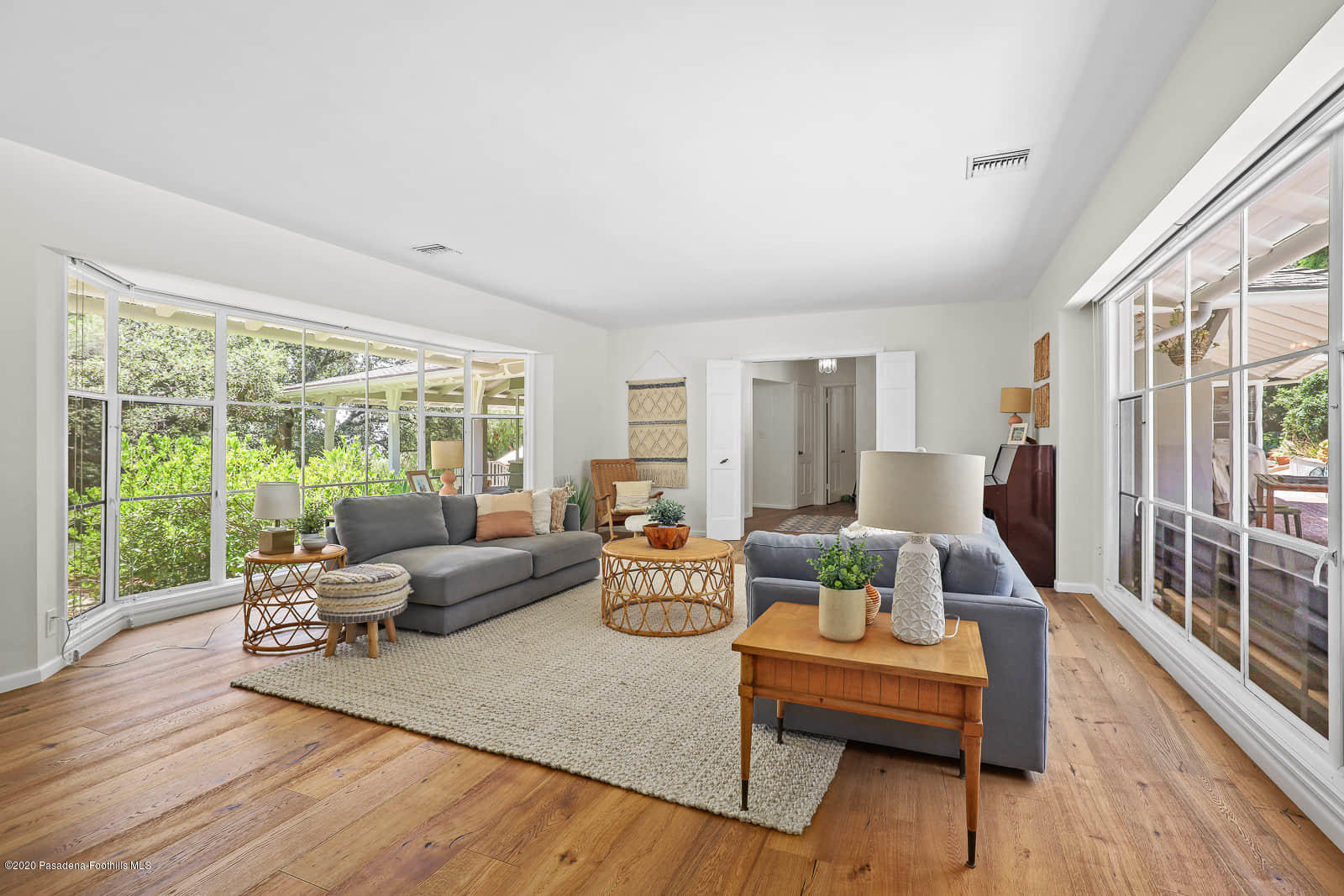 1955 Windover Road Pasadena, CA 91107 - Photo 31 of 71 a living room with furniture and a large window