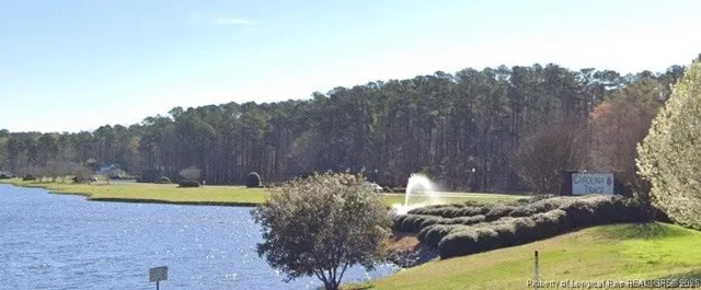 a view of a wooden bridge