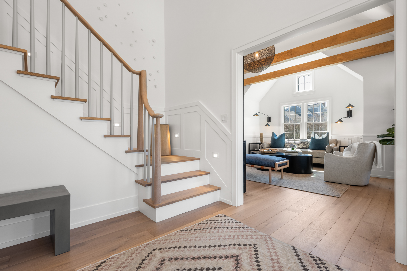 174 Cliff Road Nantucket, MA 02554 - Photo 23 of 49 a view of entryway and hall with wooden floor