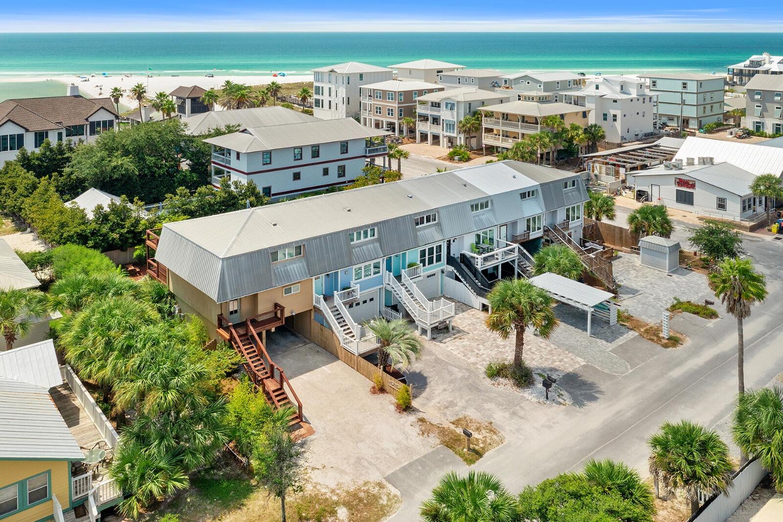 126 Hotz Avenue, Unit 5 Santa Rosa Beach, FL 32459 - Photo 13 of 13 an aerial view of a house with a garden