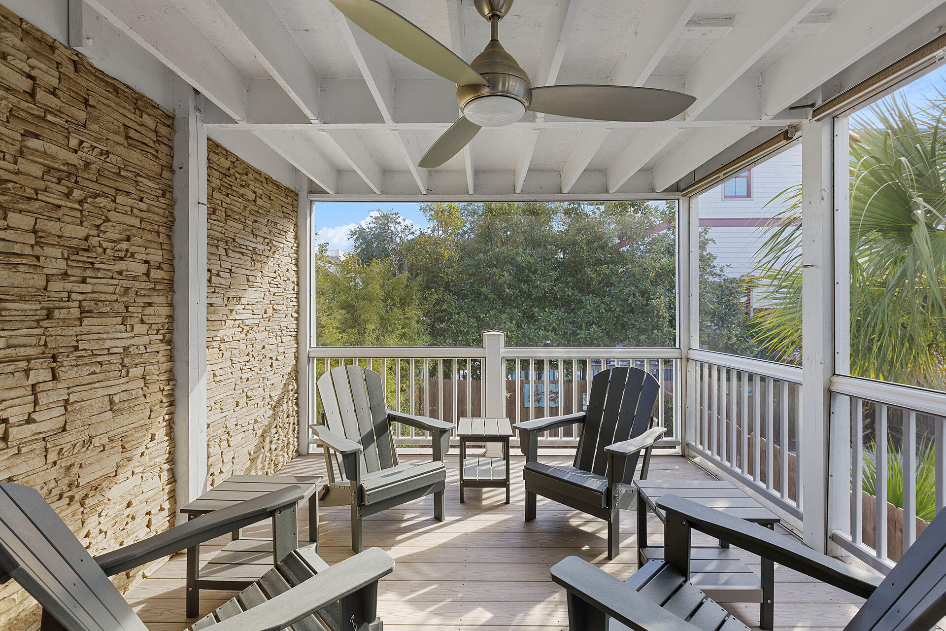 126 Hotz Avenue, Unit 5 Santa Rosa Beach, FL 32459 - Photo 5 of 13 a view of a balcony with furniture