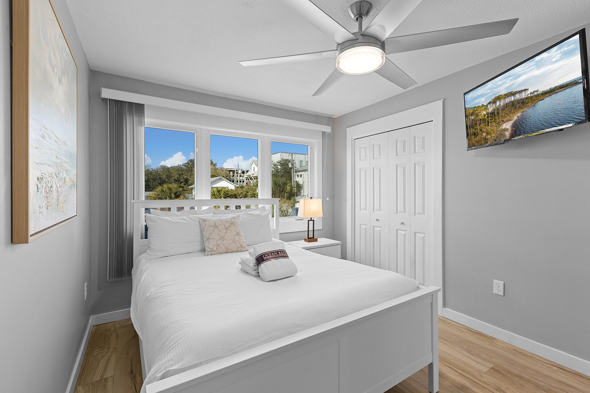 126 Hotz Avenue, Unit 5 Santa Rosa Beach, FL 32459 - Photo 8 of 13 a view of a dining room with a table and chairs