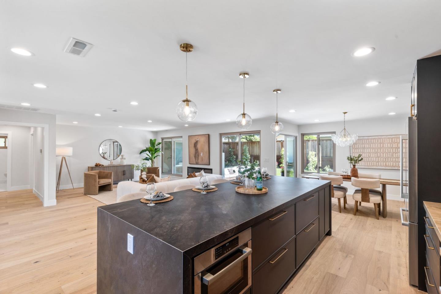 1961 Fordham Way Mountain View, CA 94040 - Photo 15 of 29 a view of a kitchen and dining room