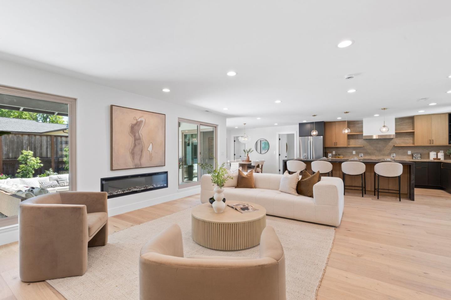 1961 Fordham Way Mountain View, CA 94040 - Photo 8 of 29 a living room with furniture and a large window