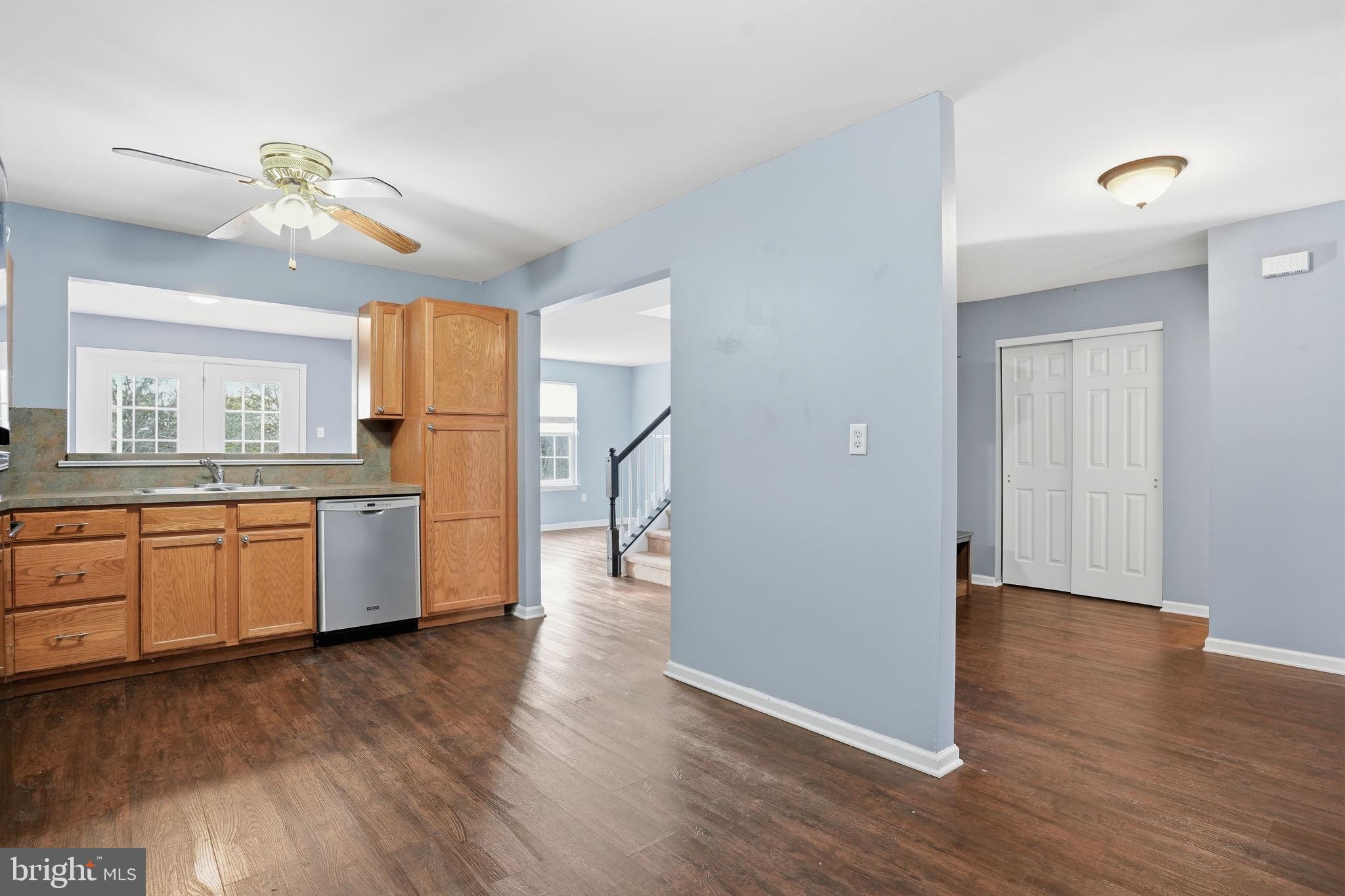 737 Seminary Street Pennsburg, PA 18073 - Photo 8 of 30 a view of a kitchen with wooden floors