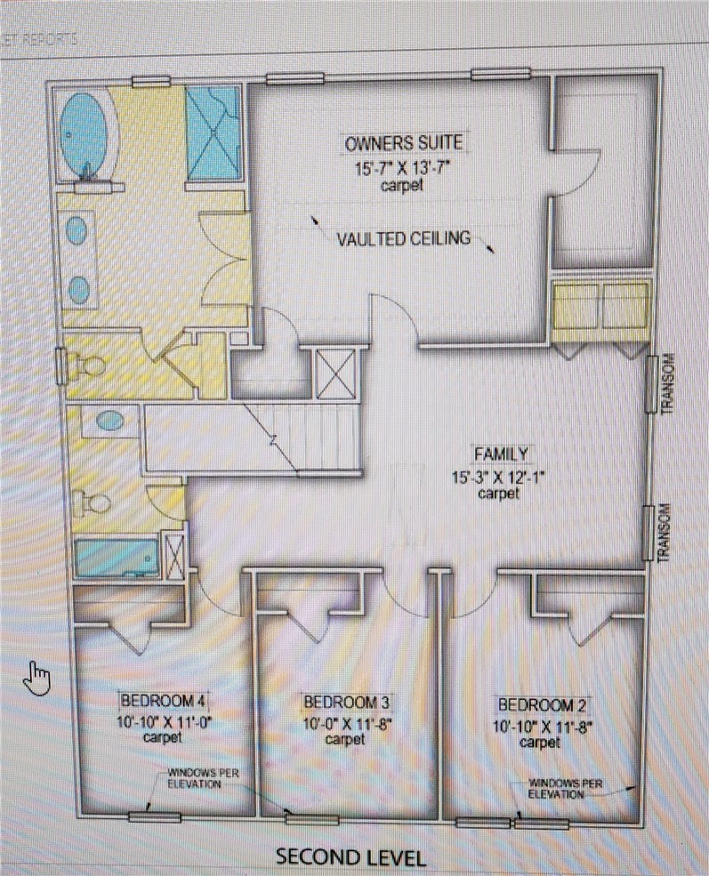 140 Sunny Point Loop Central, SC 29630 - Photo 31 of 31 Visualize your future in this thoughtfully designed second-level floor plan, complete with vaulted ceilings and ample living spaces.