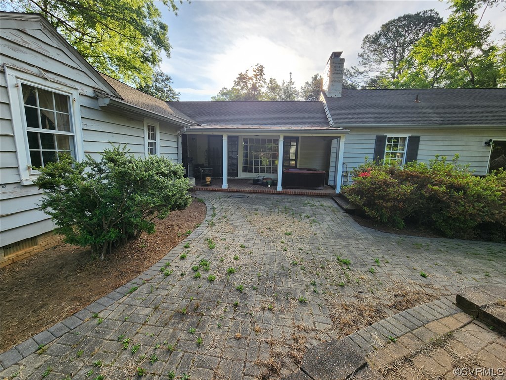 185 Washington Street Boydton, VA 23917 - Photo 43 of 45 a front view of a house with garden