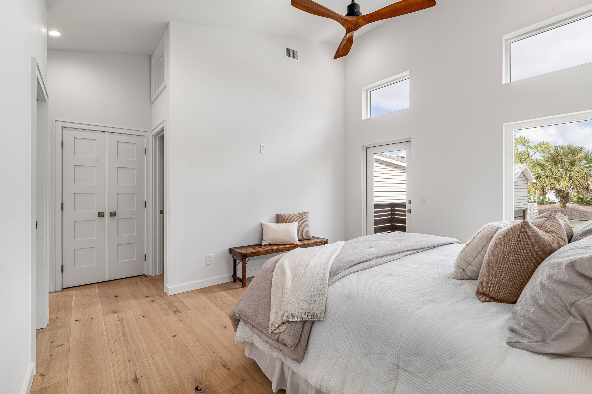 327 Minorca Avenue St. Augustine, FL 32080 - Photo 30 of 74 a bedroom with a bed and a window