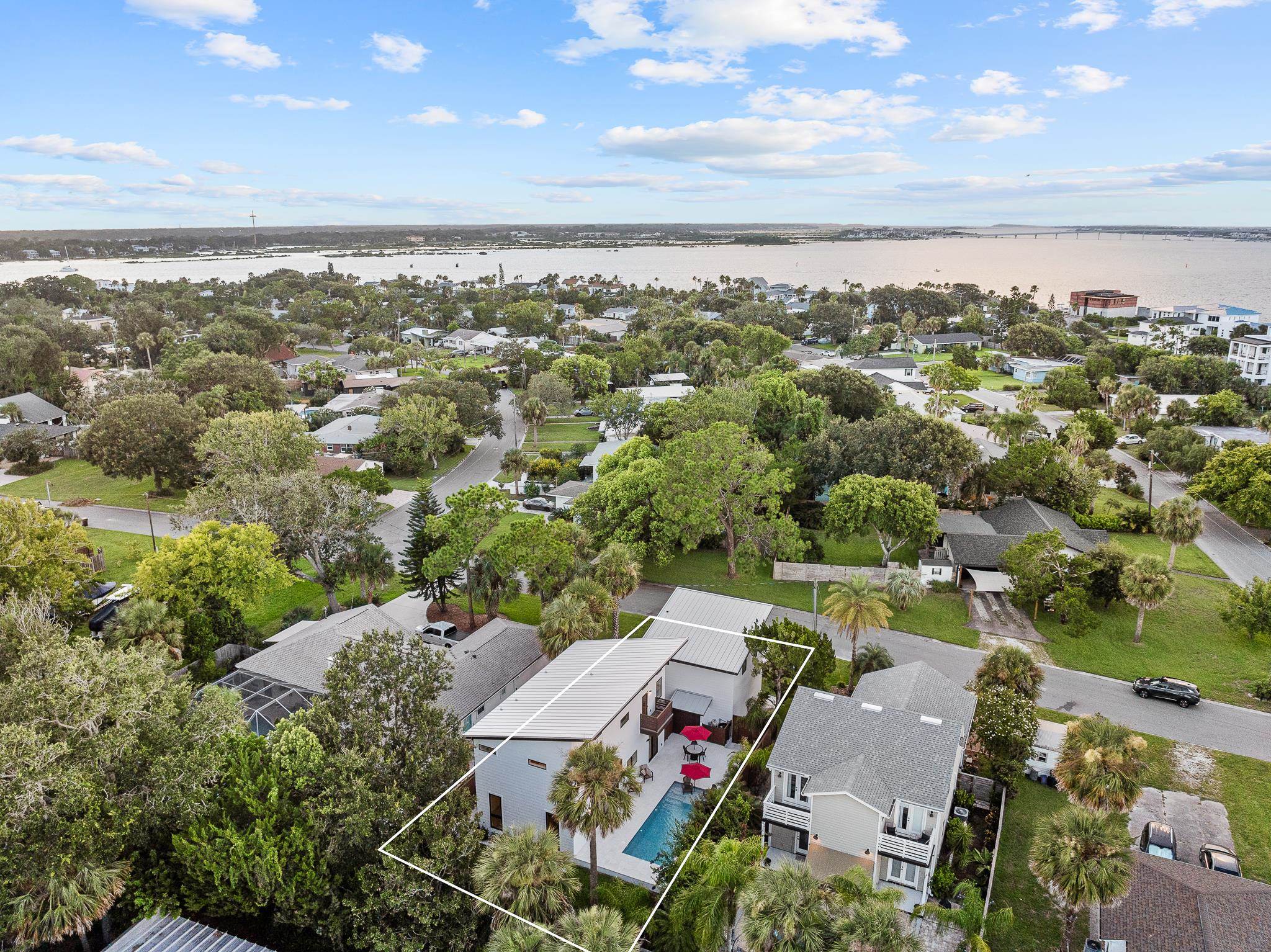 327 Minorca Avenue St. Augustine, FL 32080 - Photo 3 of 74 an aerial view of a city