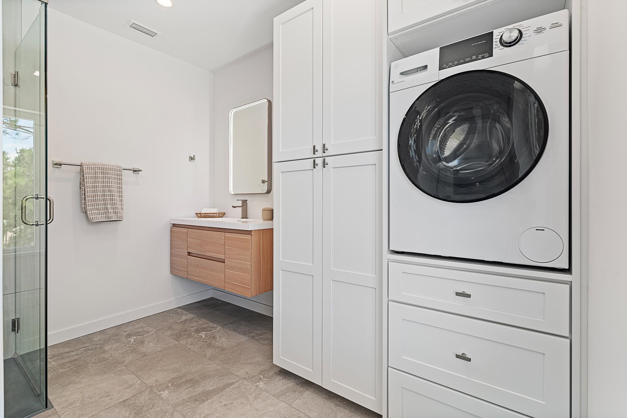 327 Minorca Avenue St. Augustine, FL 32080 - Photo 63 of 74 a utility room with closet dryer and washer