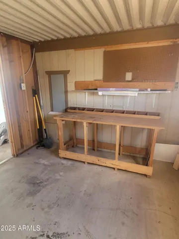 a view of a storage & utility room