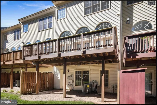 a view of a building with a porch