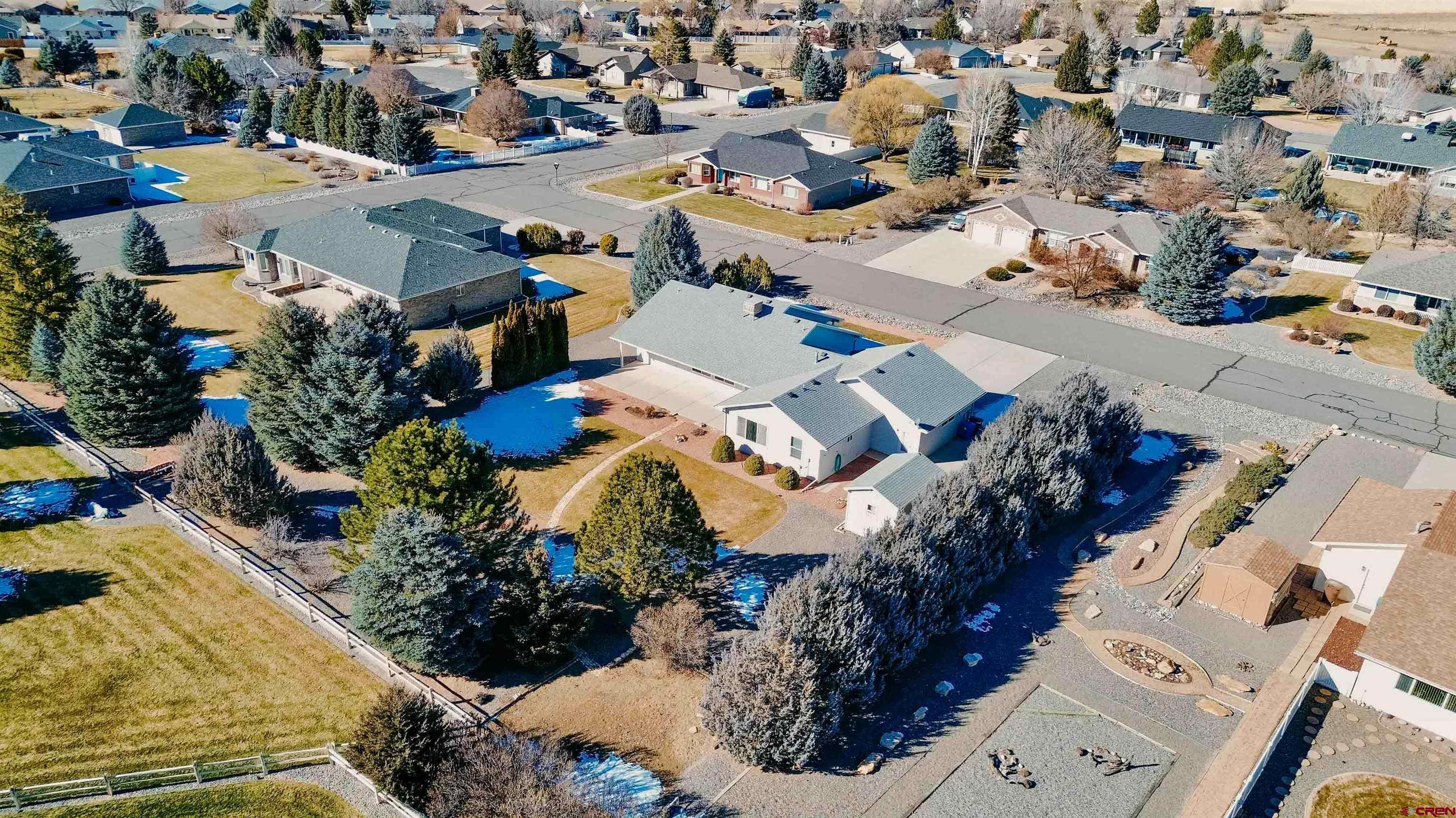 2806 Bluebell Court Montrose, CO 81401 - Photo 35 of 37 an aerial view of a houses with outdoor space