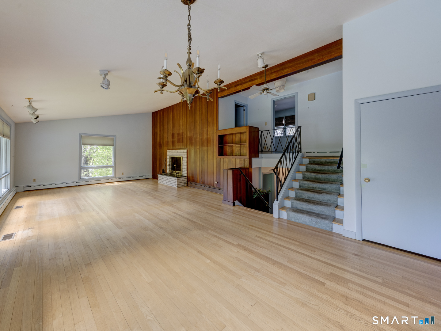 284 Chestnut Hill Road Torrington, CT 06790 - Photo 8 of 37 View from living room to second level