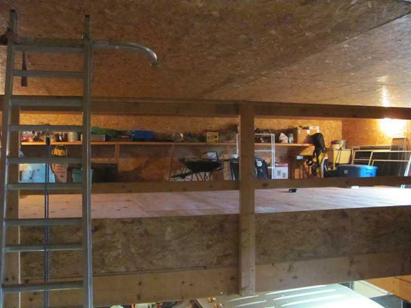 100 Walker Hill Road Jay, ME 04239 - Photo 26 of 34 Garage. Storage Over Garage