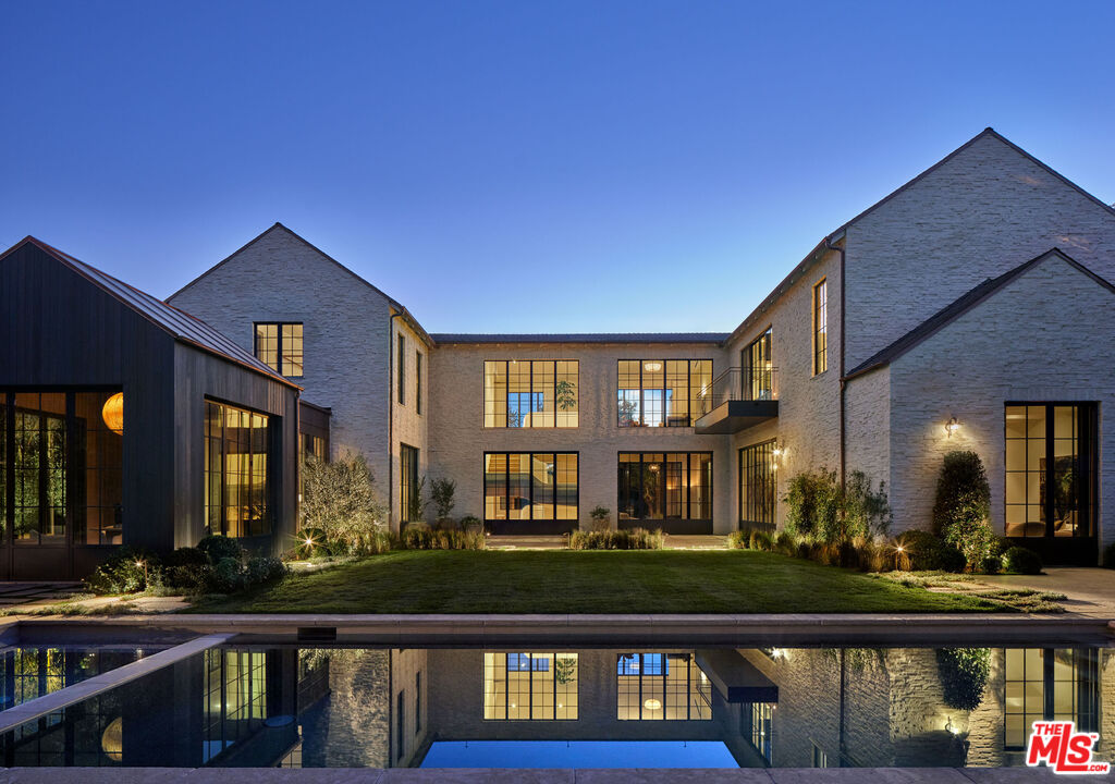 a front view of building with street