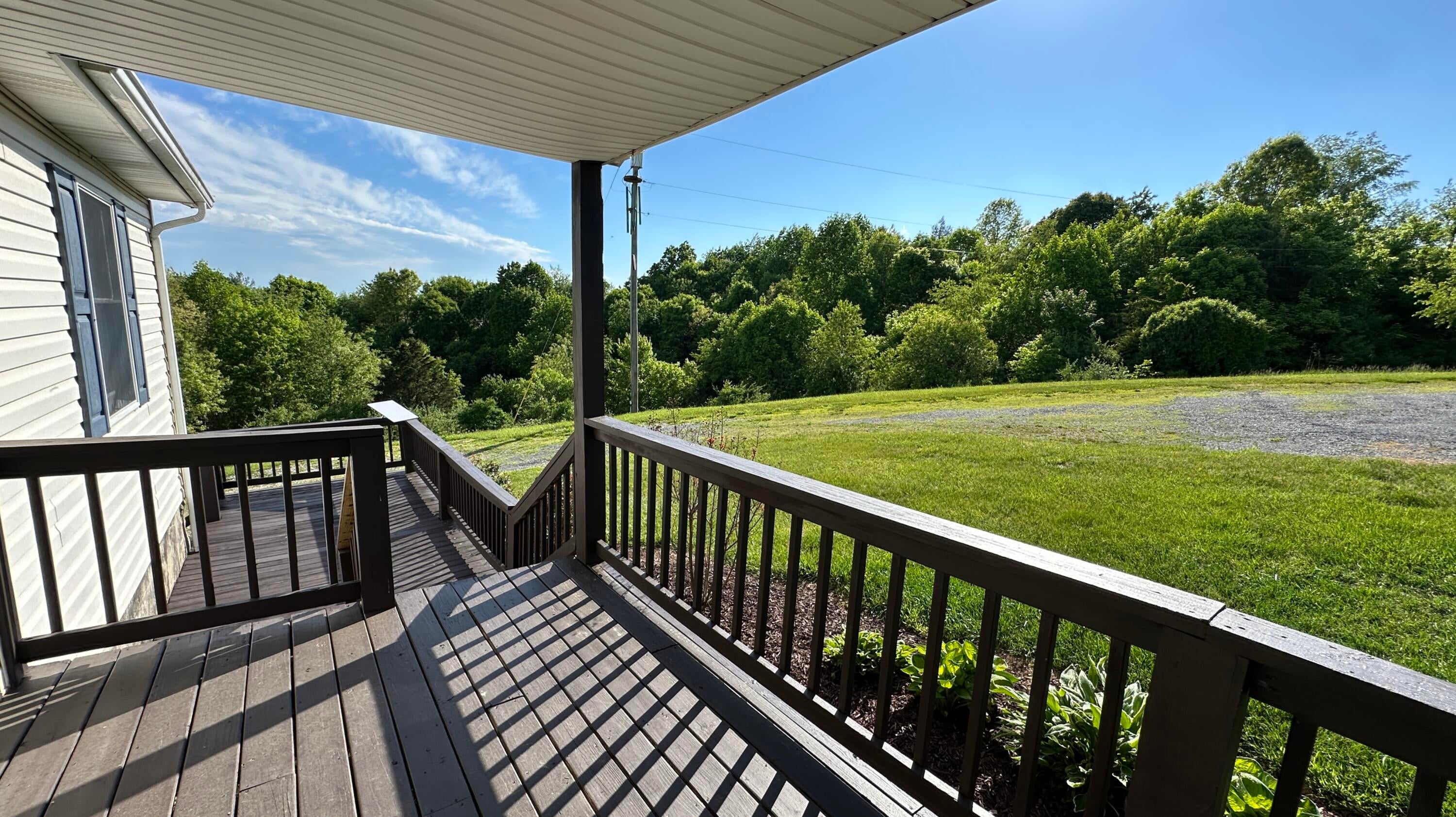 164 Charles Masters Road Ronceverte, WV 24970 - Photo 11 of 73 Covered and Open Front Deck