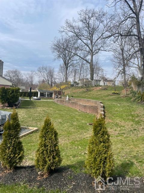 100 Valley Road Colonia, NJ 07067 - Photo 16 of 18 a view of yard with swimming pool and green space