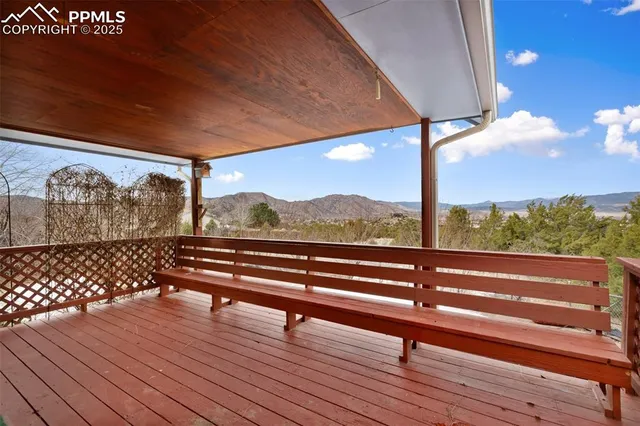 a view of outdoor space with furniture