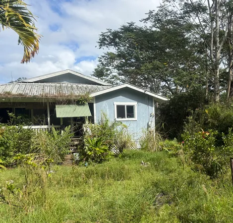 a view of a house with garden