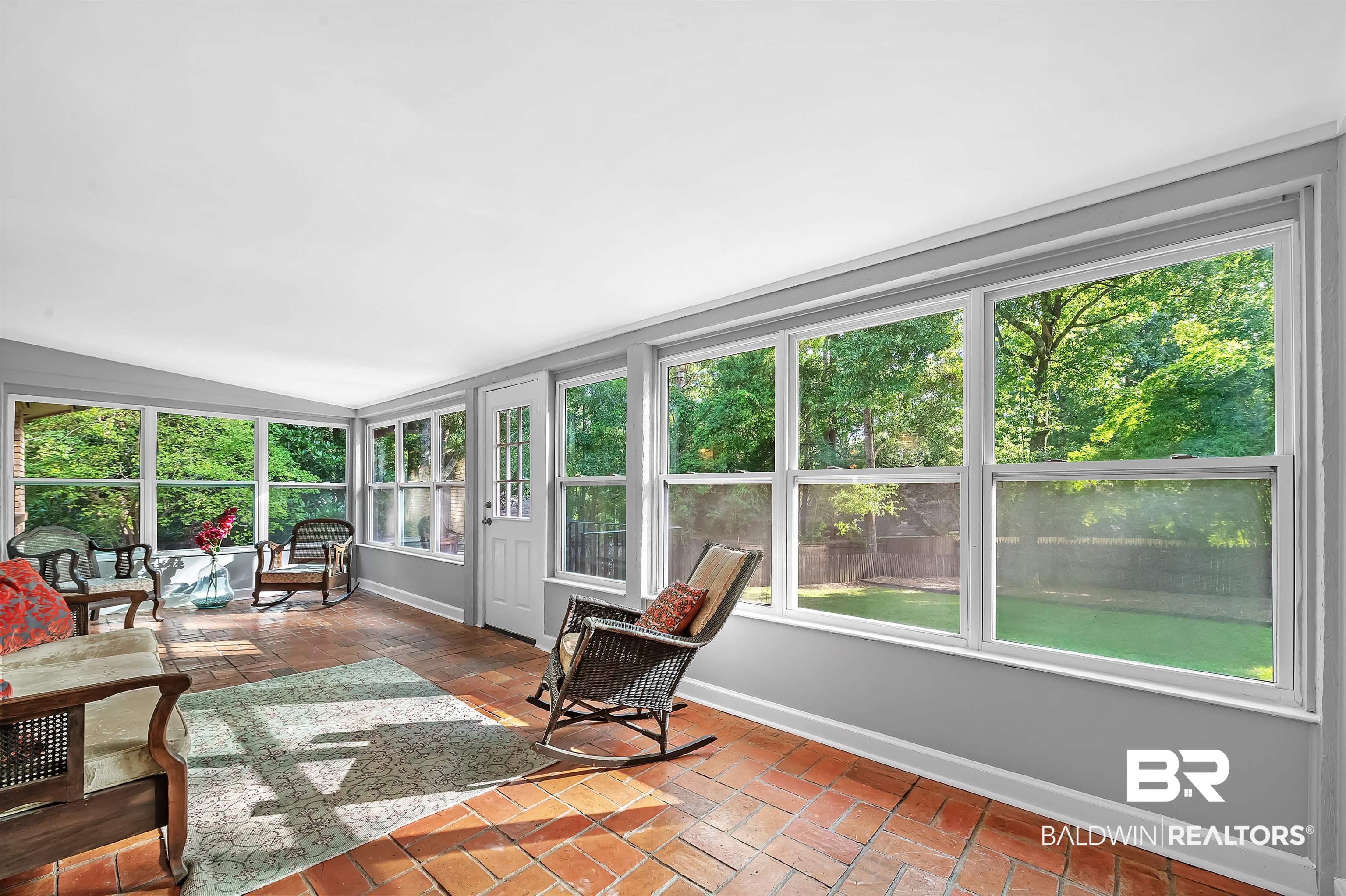 104 James Circle Daphne, AL 36526 - Photo 39 of 62 Unfurnished sunroom featuring vaulted ceiling