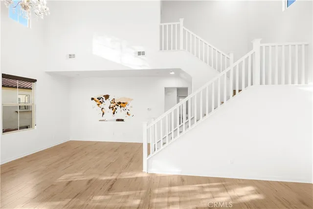 a view of entryway with stairs