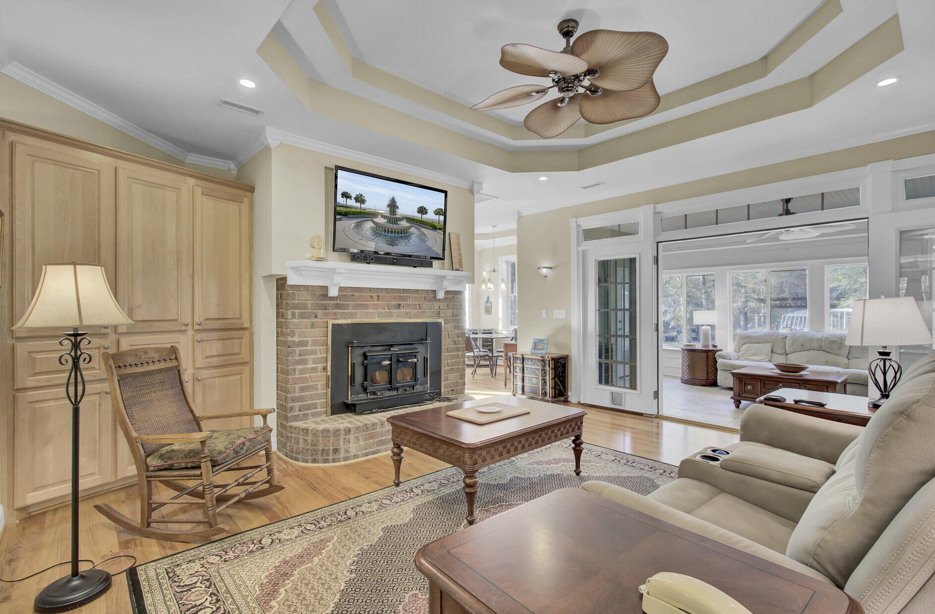 1640 Wire Road Dorchester, SC 29437 - Photo 15 of 85 With Fireplace & Custom Cabinet