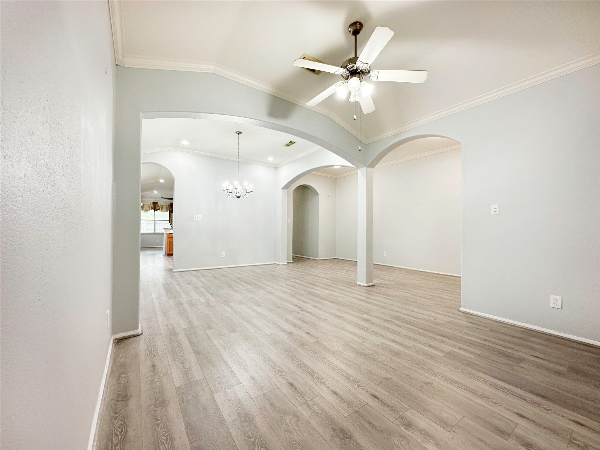 2910 Lemmingham Drive Spring, TX 77388 - Photo 7 of 31 wooden floor in an empty room with a window
