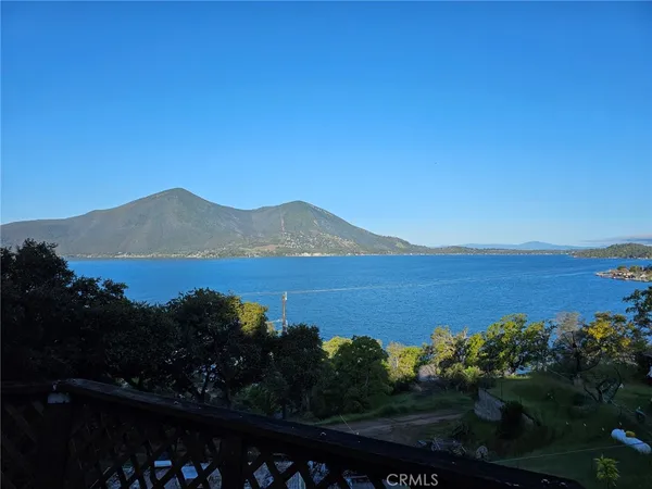 a view of a lake and a mountain