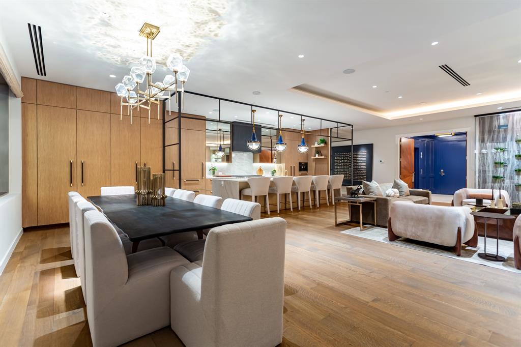 2300 Wolf Street, Unit 7D Dallas, TX 75201 - Photo 10 of 40 a view of a dining room with furniture