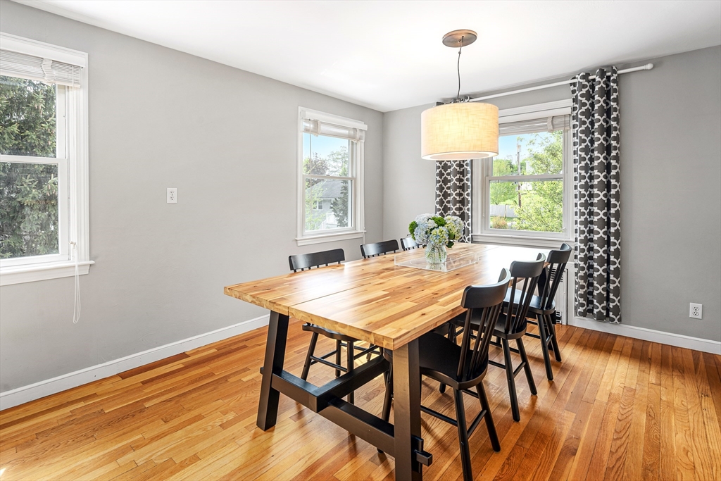 21 Linscott Road Hingham, MA 02043 - Photo 18 of 32 a view of a dining room with furniture window and wooden floor