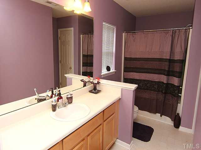 429 Hay River Street Garner, NC 27529 - Photo 8 of 12 a bathroom with a sink and a mirror