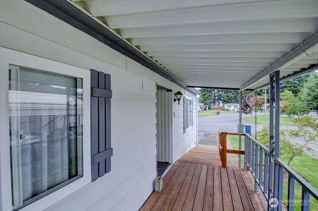 a view of a house with a patio