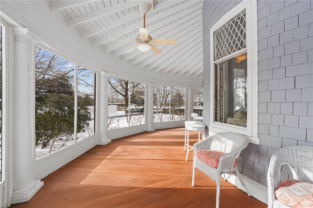 298 Rumstick Road Barrington, RI 02806 - Photo 31 of 43 wrap around circular screened porch in turret