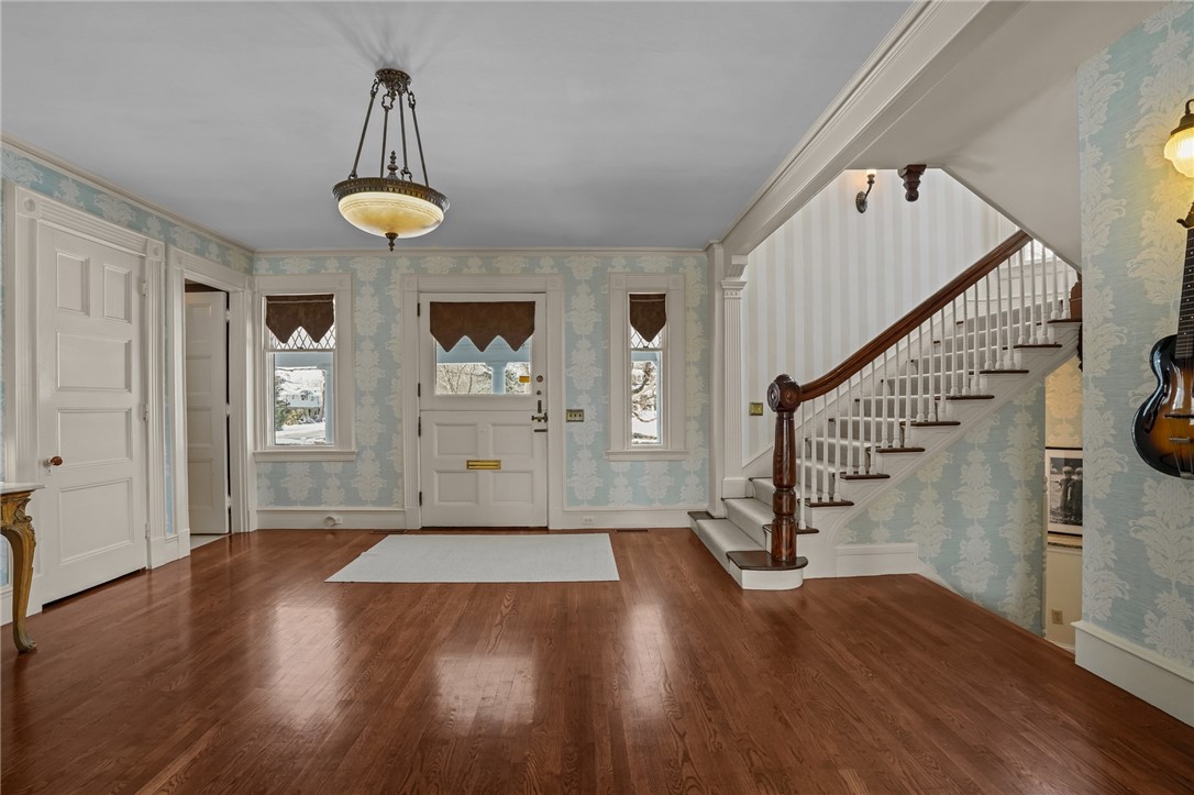 298 Rumstick Road Barrington, RI 02806 - Photo 5 of 43 foyer showcasing stairway to second floor