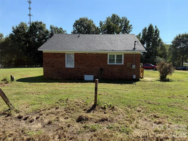 a backyard of a house