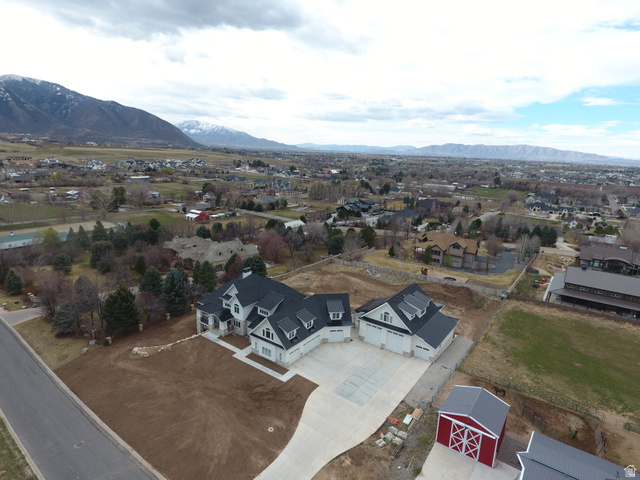 1354 South 800 East Mapleton, UT 84664 - Photo 119 of 129 Aerial view of residential area featuring mountains