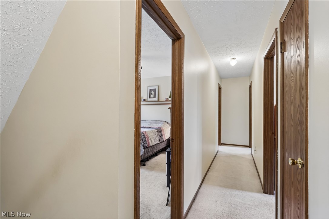 4702 Alger Road Richfield, OH 44286 - Photo 23 of 46 Second floor carpeted hallway to bedrooms