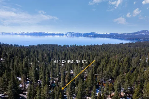 a view of city and green space