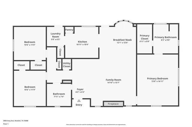 $325,000 | 3909 Amy Avenue, Rowlett, TX 75088