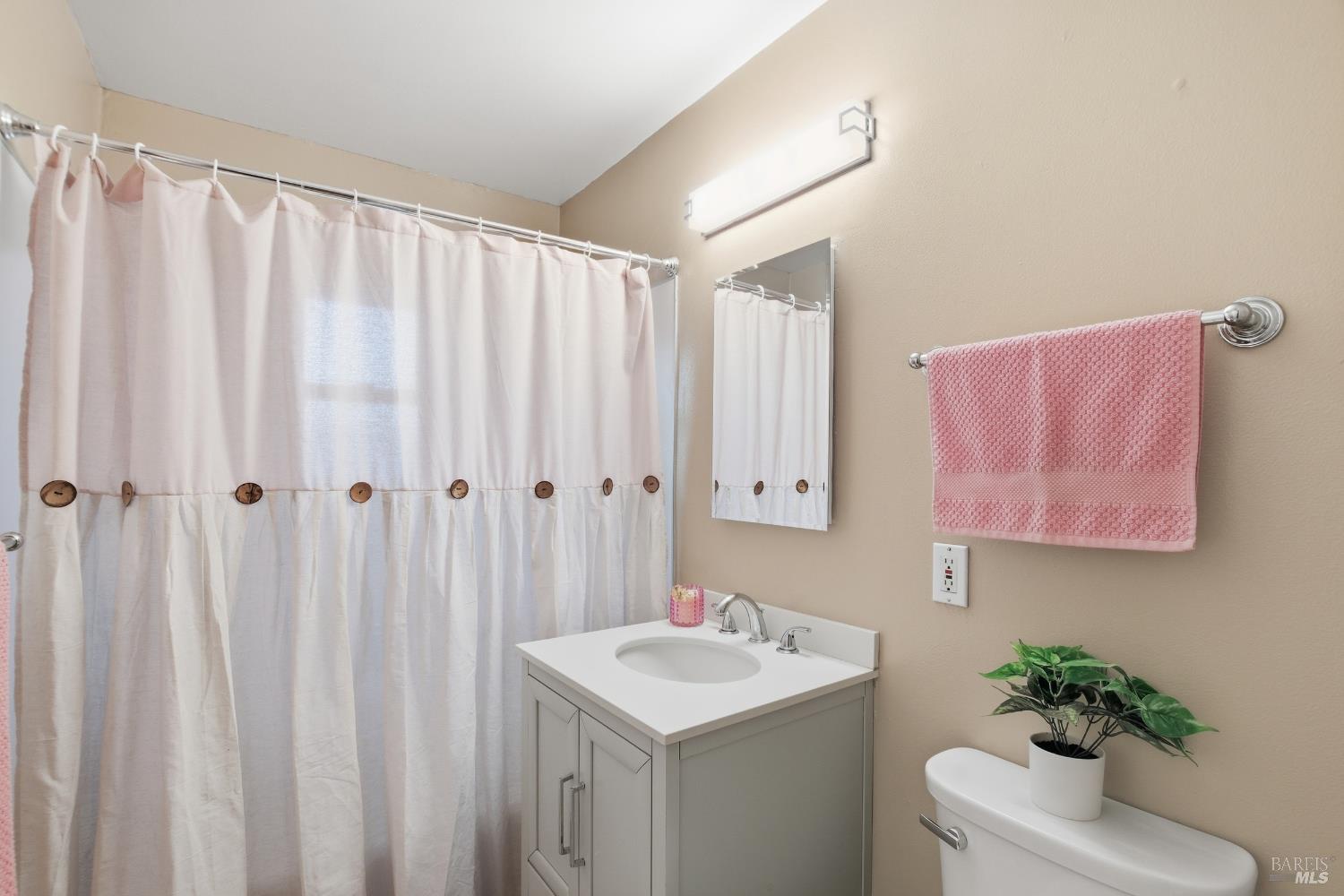 2015 Locust Street Napa, CA 94559 - Photo 16 of 54 a bathroom with a sink toilet and shower