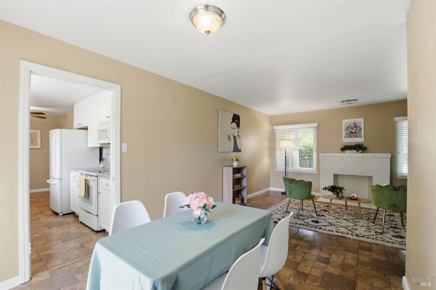 2015 Locust Street Napa, CA 94559 - Photo 24 of 54 a living room with furniture and a table