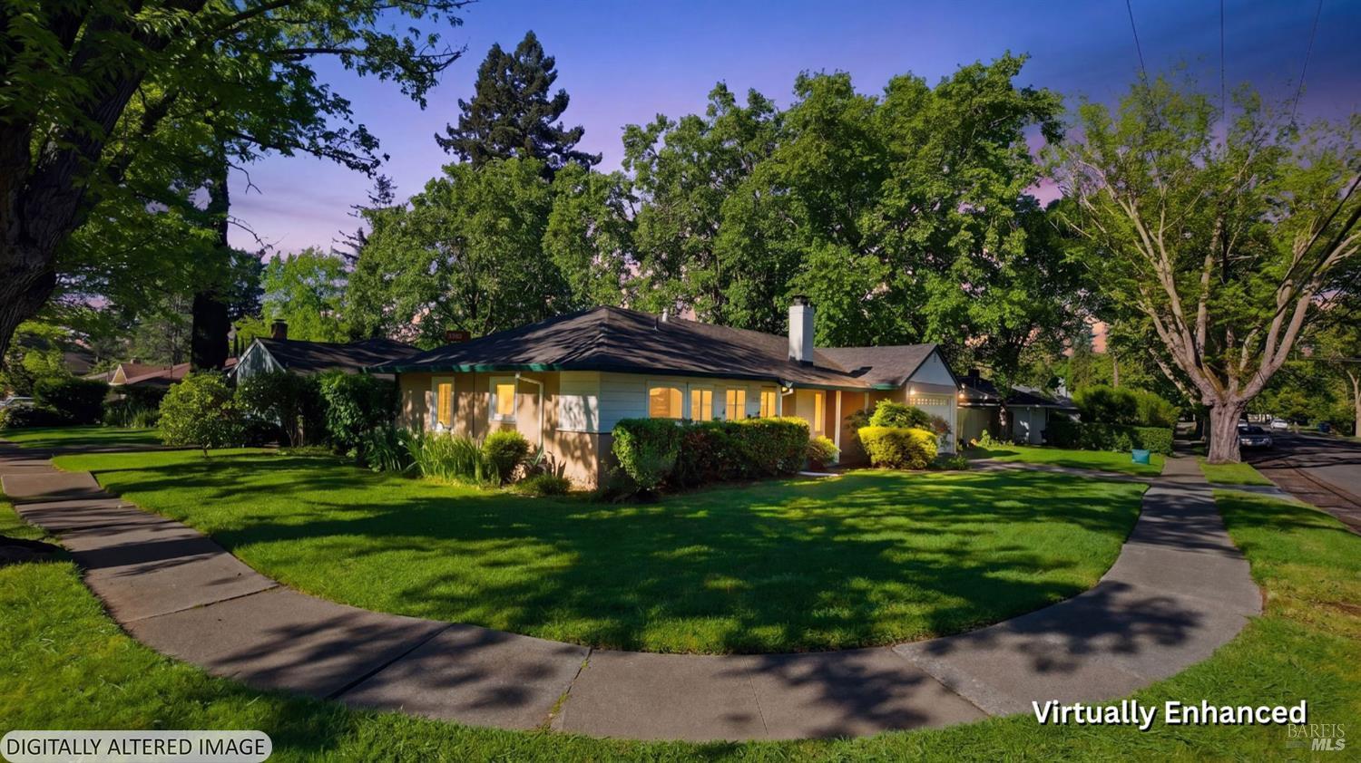 2015 Locust Street Napa, CA 94559 - Photo 4 of 54 a view of a yard in front of house