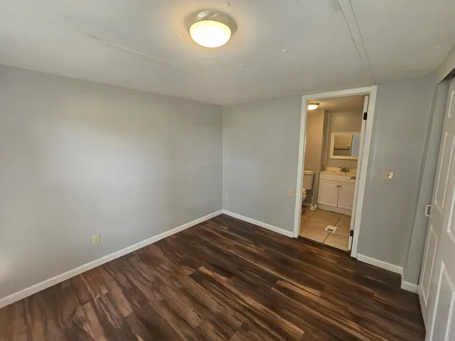 wooden floor in an empty room