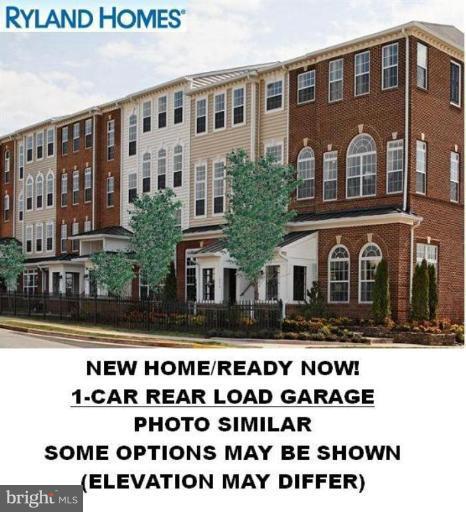 a front view of a building