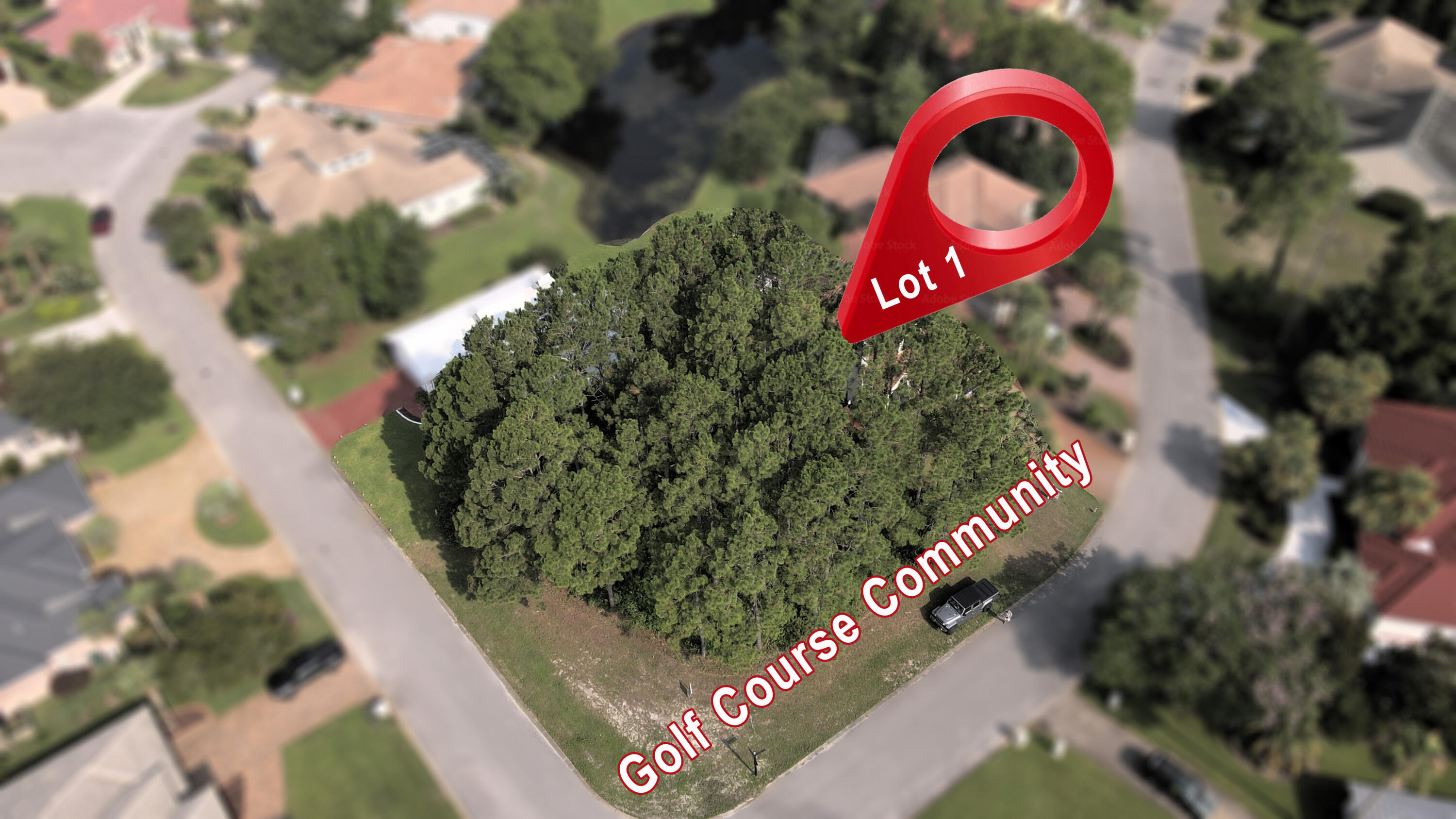 Lot 1 Indigo Loop Miramar Beach, FL 32550 - Photo 3 of 9 a front view of a house with a yard and garage