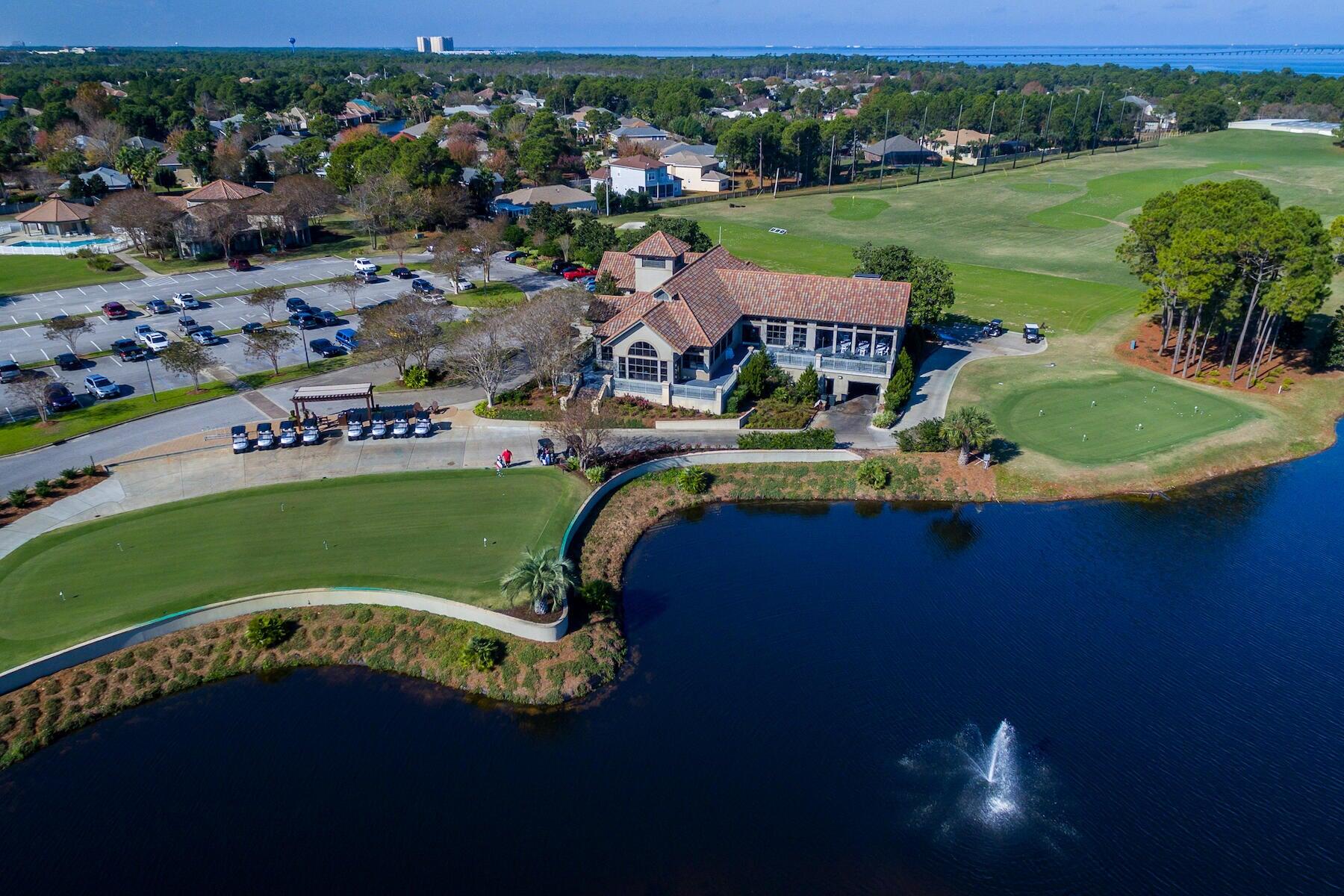 Lot 1 Indigo Loop Miramar Beach, FL 32550 - Photo 6 of 9 an aerial view of a house with a lake view
