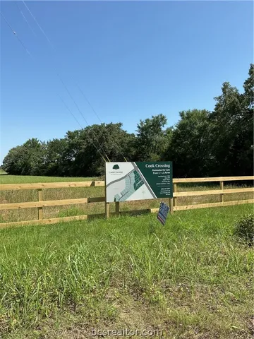 a view of a television with a yard