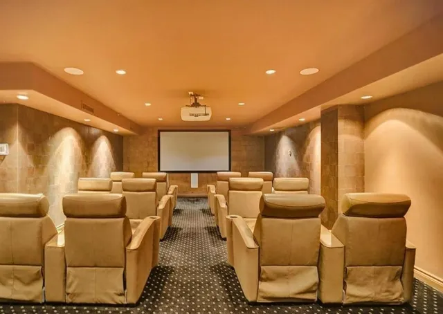 an aerial view of a houses with outdoor space