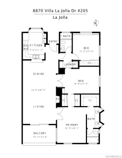$949,000 | 8870 Villa La Jolla Drive, Unit 205, La Jolla, CA 92037